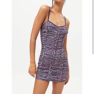 Urban Outfitters Dress Forum Ruched Floral Dress
